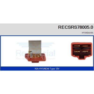 Resistenza, Ventilatore abitacolo RECSRS780050 RECOFICIAL