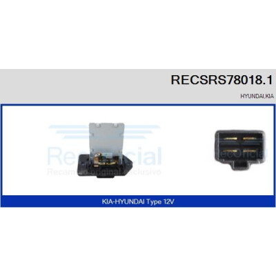 Resistenza, Ventilatore abitacolo RECSRS780181 RECOFICIAL
