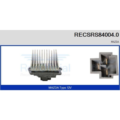 Resistenza, Ventilatore abitacolo RECSRS840040 RECOFICIAL