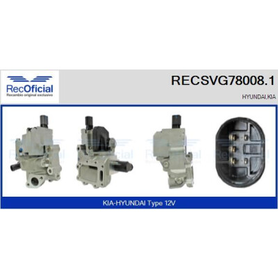 Valvola EGR RECSVG780081 RECOFICIAL