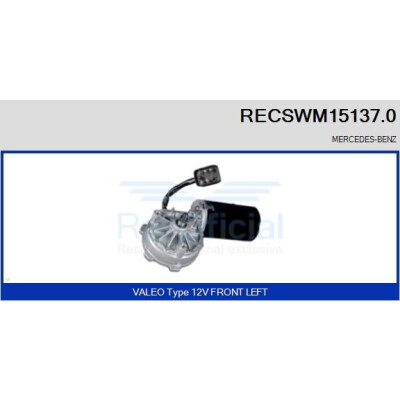 Motore tergicristallo RECSWM151370 RECOFICIAL