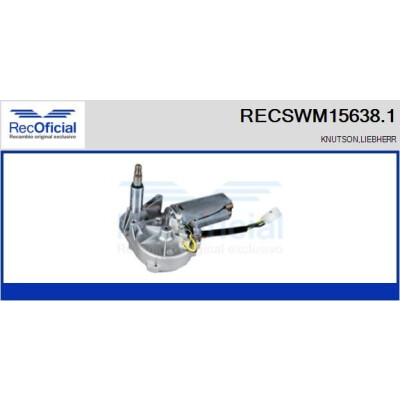 Motore tergicristallo RECSWM156381 RECOFICIAL