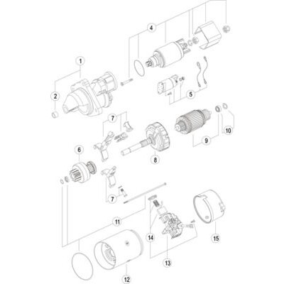 Motorino d'avviamento MS4 NAGARES