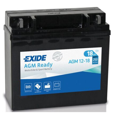 Batteria avviamento AGM1218 EXIDE