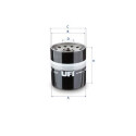 Filtro olio 2372300 UFI