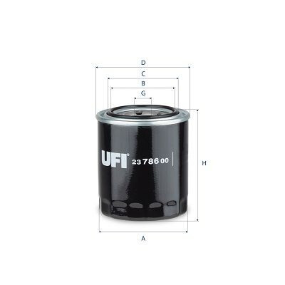 Filtro olio 2378600 UFI