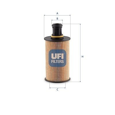 Filtro olio 2529000 UFI