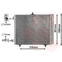 Condensatore, climatizzatore 09005205 VANWEZEL