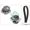 Pompa acqua + Kit cinghie dentate 530071730 INA