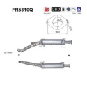 Filtro antiparticolato / particellare, Impianto gas scarico FR5310Q AS