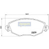 Kit pastiglie freno, Freno a disco PA0318AF JAPANPARTS