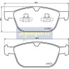 Kit pastiglie freno, Freno a disco PA0334AF JAPANPARTS