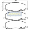 Kit pastiglie freno, Freno a disco PA0405AF JAPANPARTS