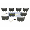 Kit pastiglie freno, Freno a disco PA0514AF JAPANPARTS