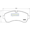 Kit pastiglie freno, Freno a disco PA0539AF JAPANPARTS