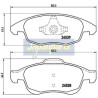 Kit pastiglie freno, Freno a disco PA0603AF JAPANPARTS