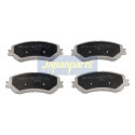Kit pastiglie freno, Freno a disco PA0707AF JAPANPARTS