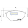 Kit pastiglie freno, Freno a disco PA0716AF JAPANPARTS