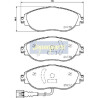 Kit pastiglie freno, Freno a disco PA0908AF JAPANPARTS