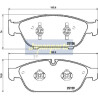 Kit pastiglie freno, Freno a disco PA0925AF JAPANPARTS