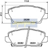 Kit pastiglie freno, Freno a disco PAK37AF JAPANPARTS