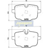 Kit pastiglie freno, Freno a disco PP0113AF JAPANPARTS