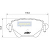 Kit pastiglie freno, Freno a disco PP0305AF JAPANPARTS
