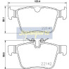 Kit pastiglie freno, Freno a disco PP0313AF JAPANPARTS
