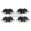Kit pastiglie freno, Freno a disco PP0402AF JAPANPARTS