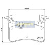 Kit pastiglie freno, Freno a disco PP0506AF JAPANPARTS