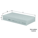 Filtro, Aria abitacolo LA168S NAGARES