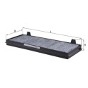 Filtro, Aria abitacolo LAK196 NAGARES