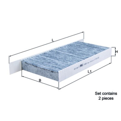 Filtro, Aria abitacolo LAK426S NAGARES