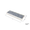 Filtro, Aria abitacolo LAK428S NAGARES