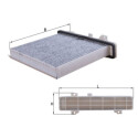 Filtro, Aria abitacolo LAK589 NAGARES