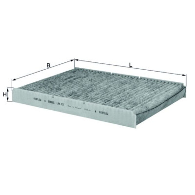 Filtro, Aria abitacolo LAK63 NAGARES