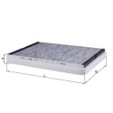 Filtro, Aria abitacolo LAK75 NAGARES