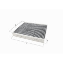 Filtro, Aria abitacolo LAK809 NAGARES