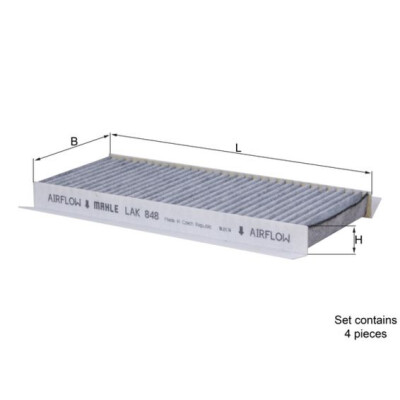 Filtro, Aria abitacolo LAK848S NAGARES