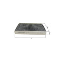 Filtro, Aria abitacolo LAK852 NAGARES