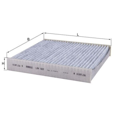 Filtro, Aria abitacolo LAK922 NAGARES