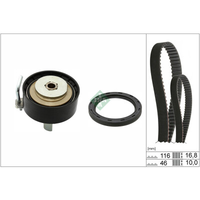 Kit cinghie dentate 530096110 INA