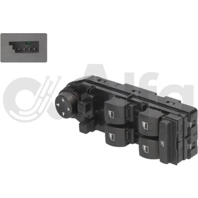 Interruttore, Alzacristallo AF00431 Alfa e-Parts