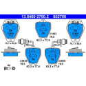Kit pastiglie freno, Freno a disco 13046027002 ATE