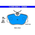Kit pastiglie freno, Freno a disco 13046028462 ATE