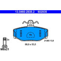 Kit pastiglie freno, Freno a disco 13046029352 ATE