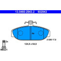 Kit pastiglie freno, Freno a disco 13046029432 ATE