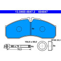 Kit pastiglie freno, Freno a disco 13046048472 ATE