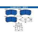 Kit pastiglie freno, Freno a disco 13046055722 ATE