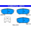 Kit pastiglie freno, Freno a disco 13046057732 ATE
